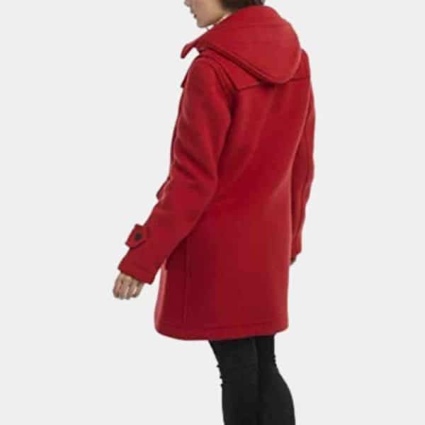 Cheap Red Duffle Coat