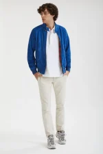 Royal Blue Bomber Jacket