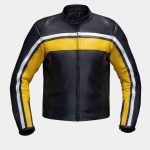 yellow black motorcycle jacket