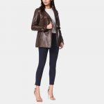 3 4 Length Leather Jacket Women