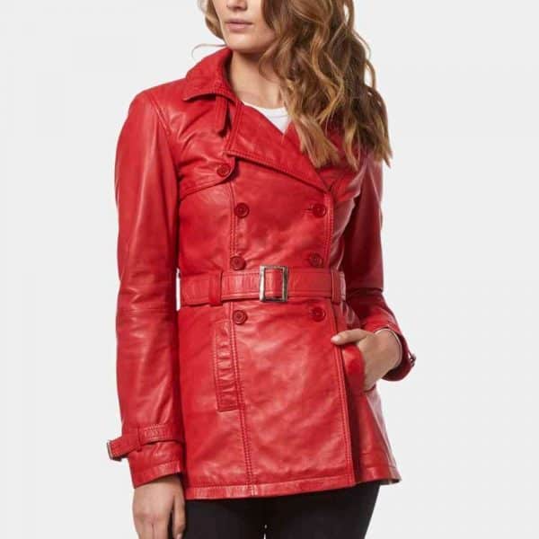Women's Leather Coats 3 4 Length