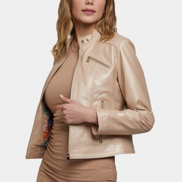 stylish leather jacket for girls