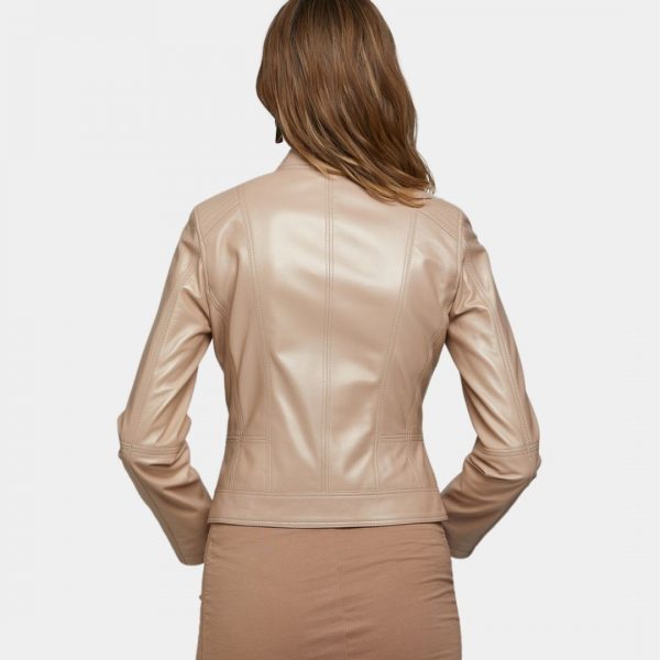 stylish leather jacket for womens