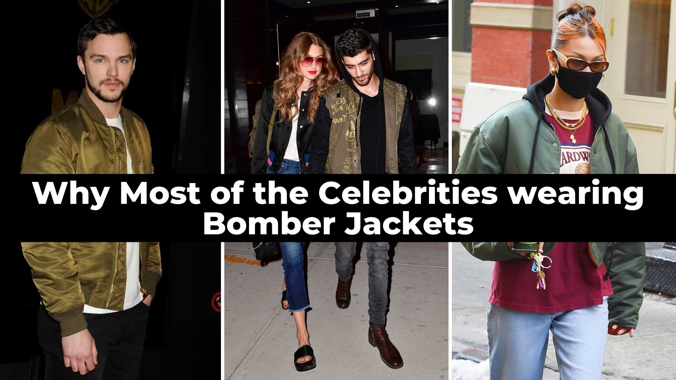 Celebrities wearing Bomber Jackets