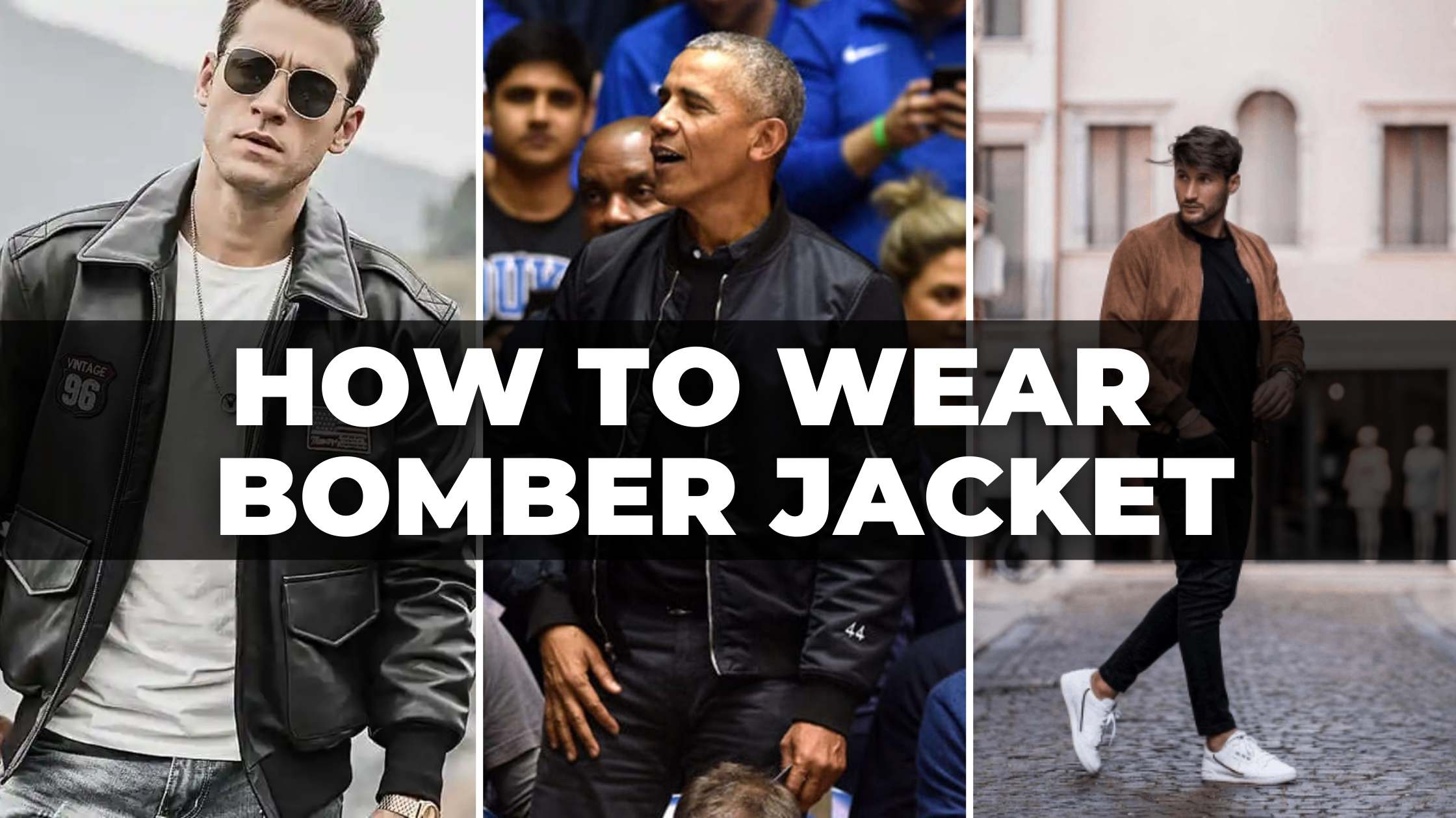 How to Wear Bomber Jacket