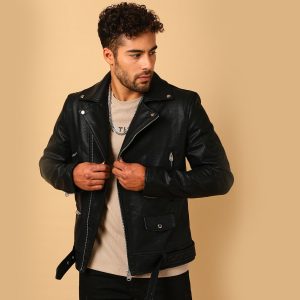 Black Leather Jacket 36 1