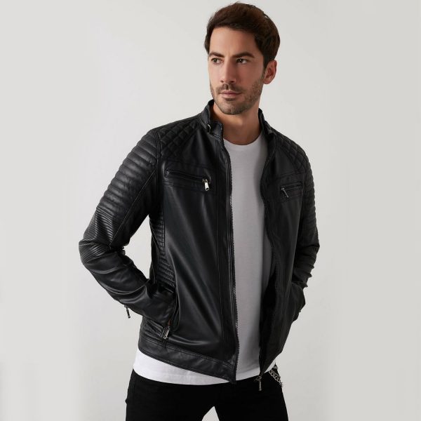 Black Leather Jacket 44 2