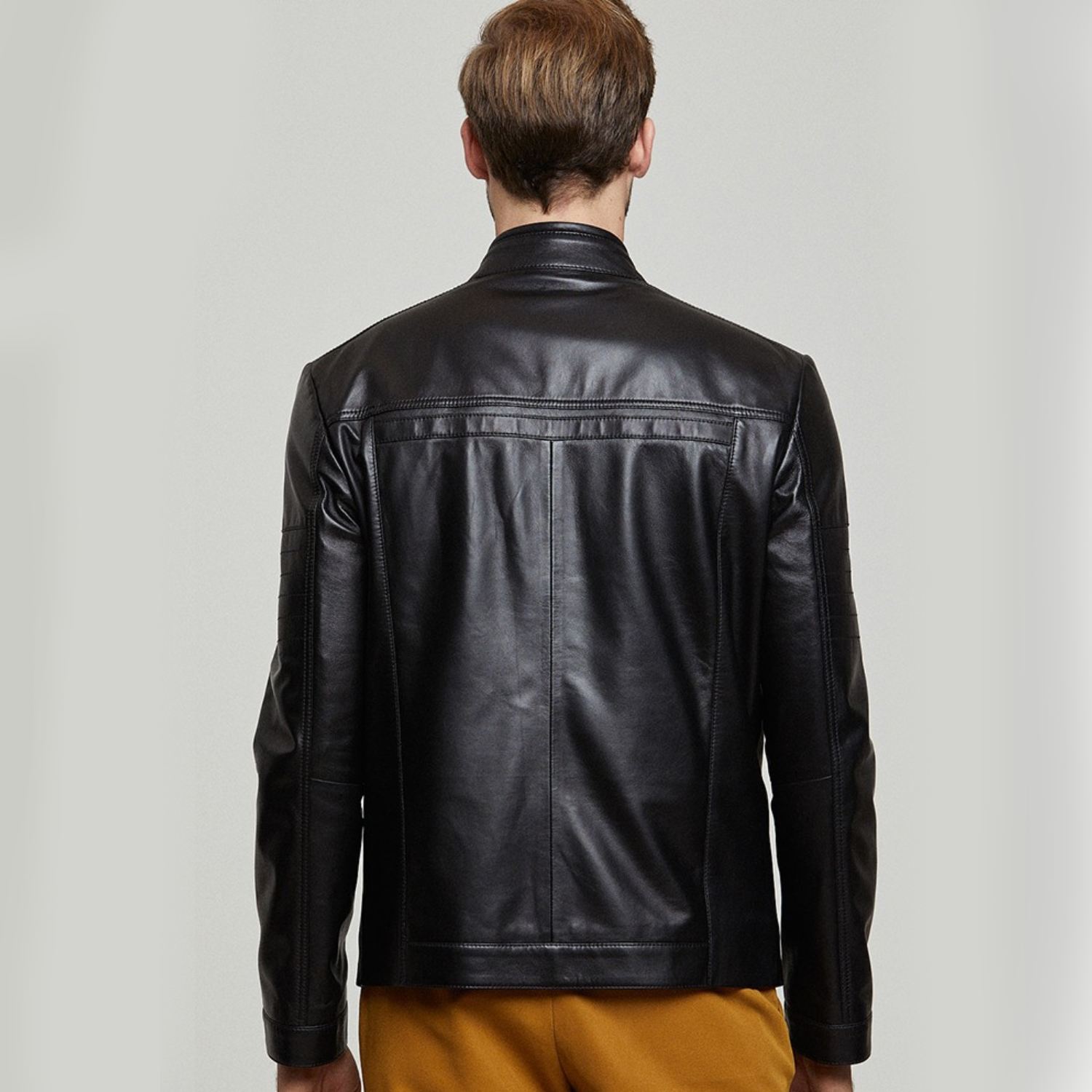 George Men's Leather Jacket 