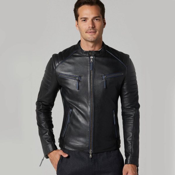 Black Leather Jacket 48 1