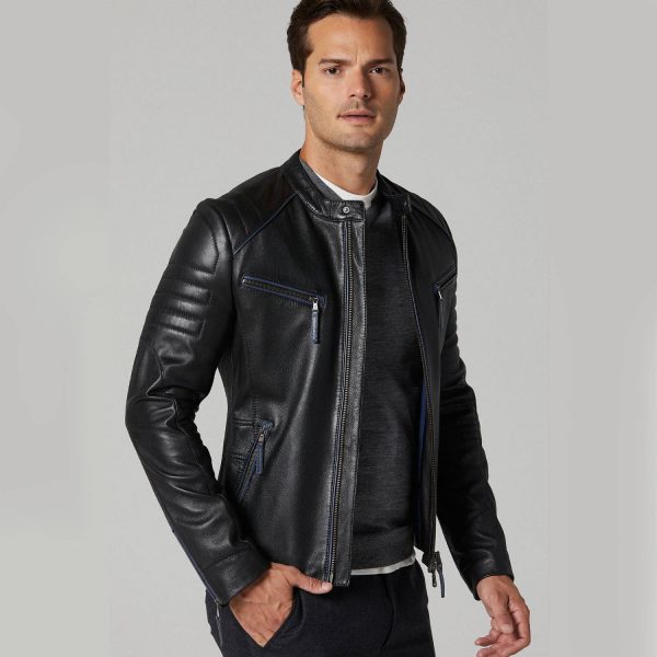Black Leather Jacket 48 2