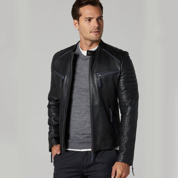 Black Leather Jacket 48 5
