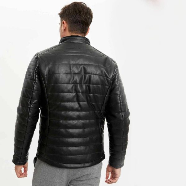 Black Leather Jacket 52 4