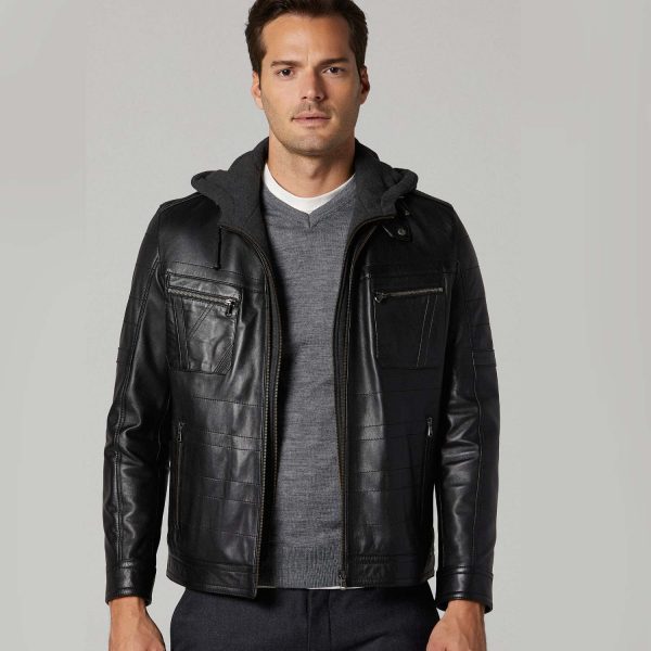 Black Leather Jacket 52
