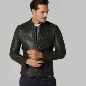 Black Leather Jacket 54 3