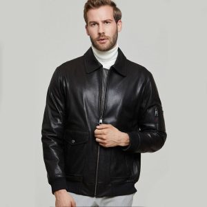Black Leather Jacket 62 1