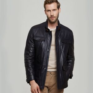 Black Leather Jacket 66 1