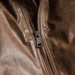 Brown Leather Jacket Fur Collar