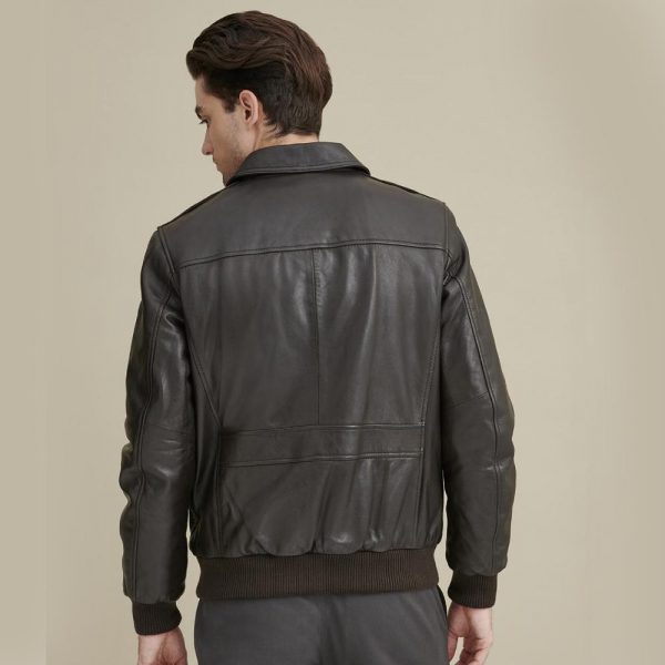 Bomber Leather Jacket 157 3