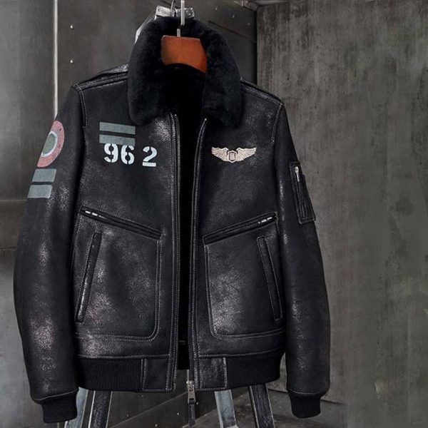 Bomber Leather Jacket 189 1