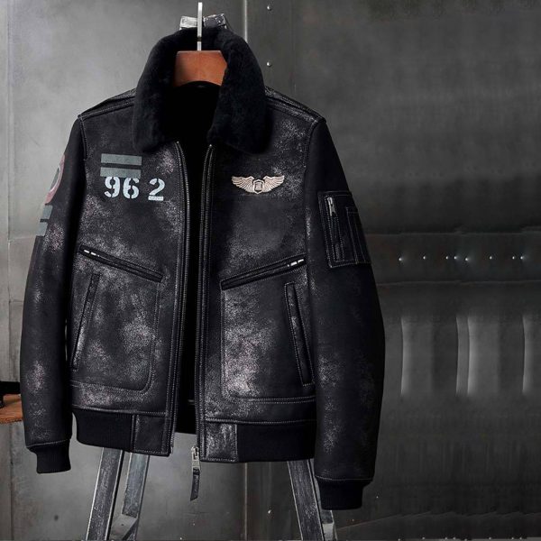 Bomber Leather Jacket 189 2