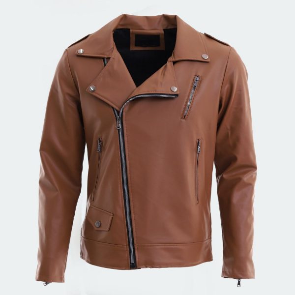 Brown Leather Jacket 100 2