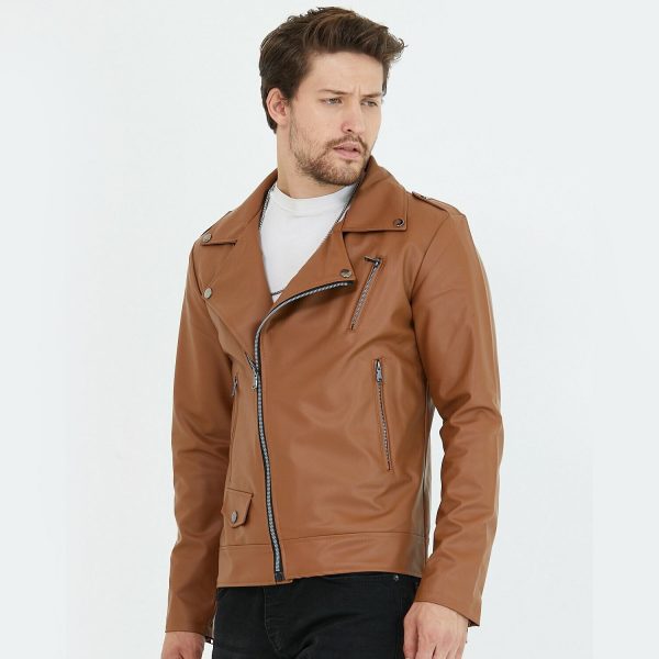 Brown Leather Jacket 100 3