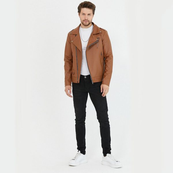 Brown Leather Jacket 100 5
