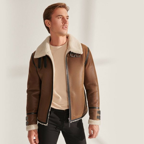 Brown Leather Jacket 105 2