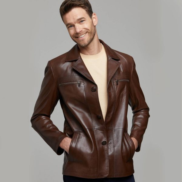 Brown Leather Jacket 73 2