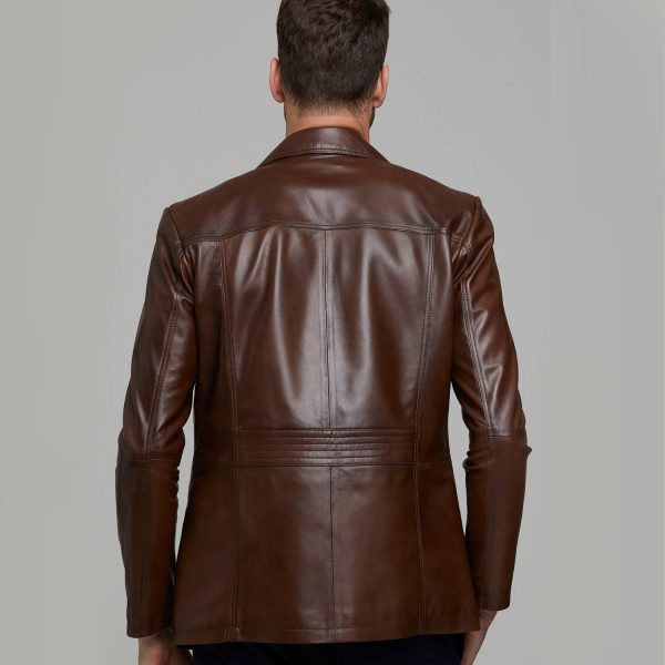 Brown Leather Jacket 73 4