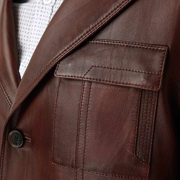 Brown Leather Jacket 75 3