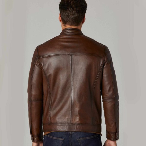 Brown Leather Jacket 76 3