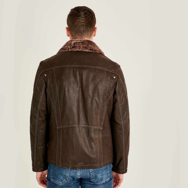 Brown Leather Jacket 77 3