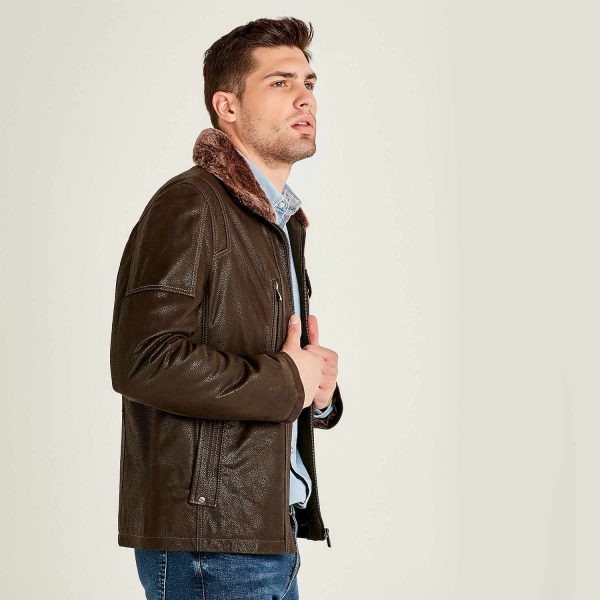 Brown Leather Jacket 77 8