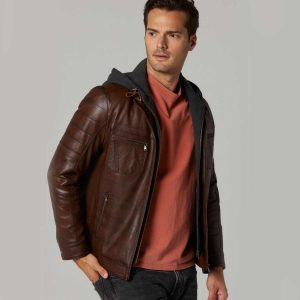 Brown Leather Jacket 78 1