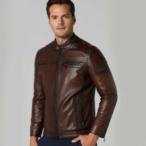 Brown Leather Jacket 79 1