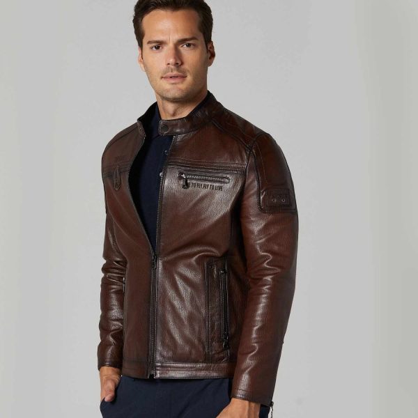 Brown Leather Jacket 79 2