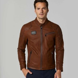Brown Leather Jacket 82 2
