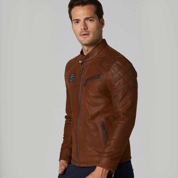 Brown Leather Jacket 82 3