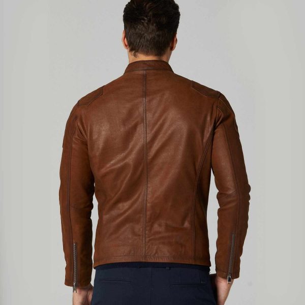 Brown Leather Jacket 82 4
