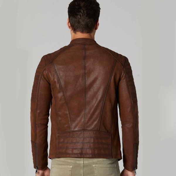 Brown Leather Jacket 84 3