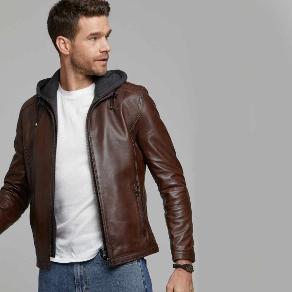Brown Leather Jacket 85 1
