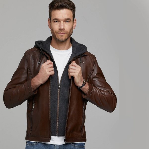 Brown Leather Jacket 85 3