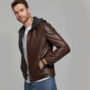 Brown Leather Jacket 85 4