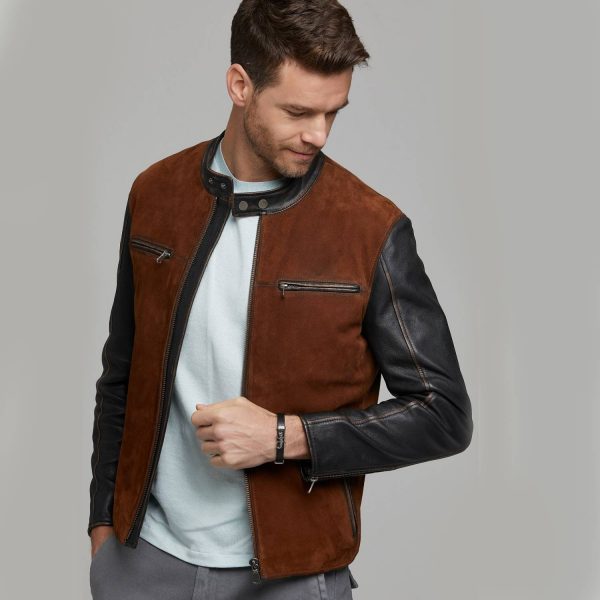 Brown Leather Jacket 87 1
