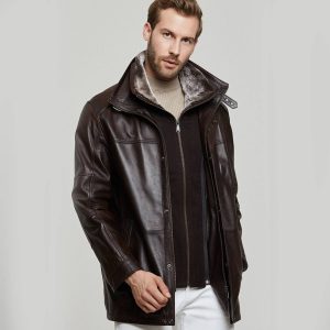Brown Leather Jacket 88 1