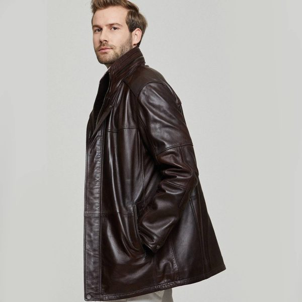 Brown Leather Jacket 88 2