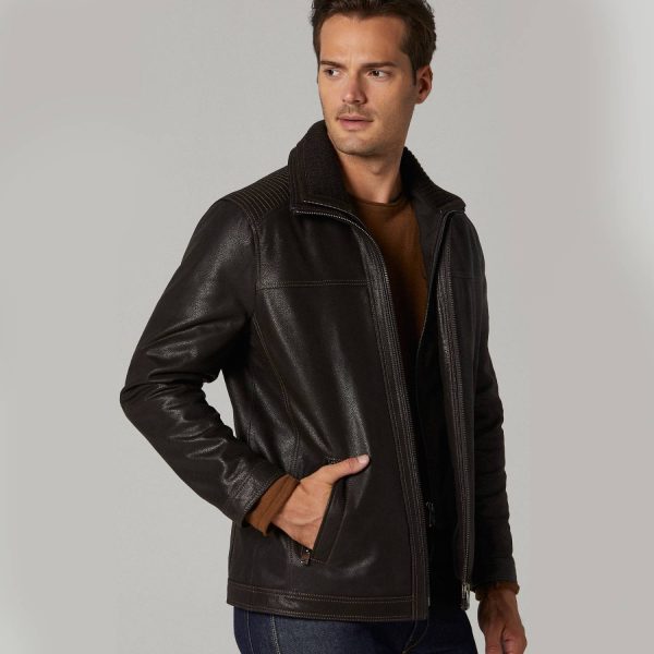 Brown Leather Jacket 89 1