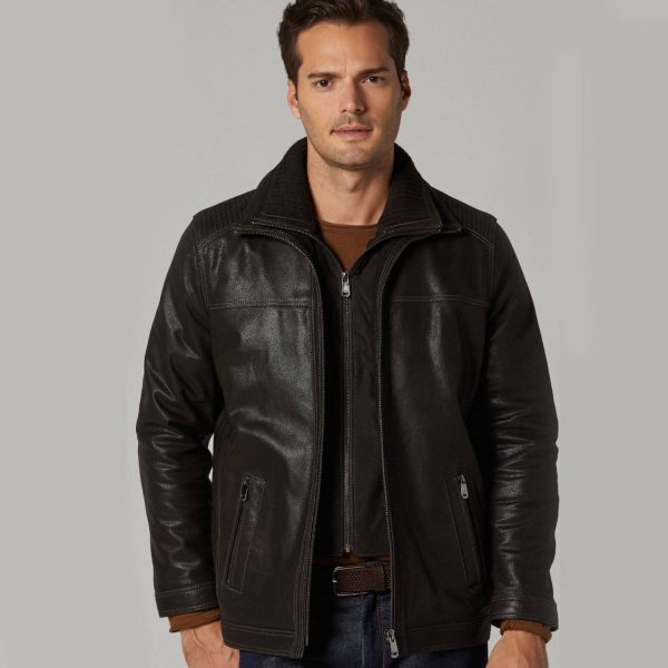 Brown Leather Jacket 89 2