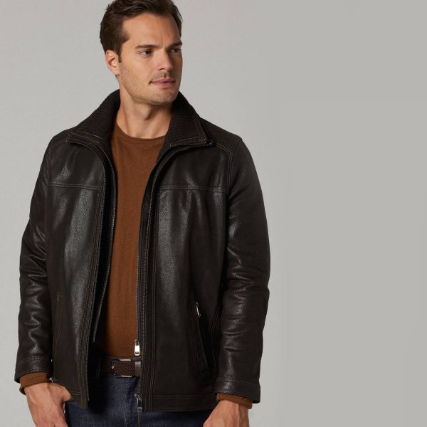 Brown Leather Jacket 89 3